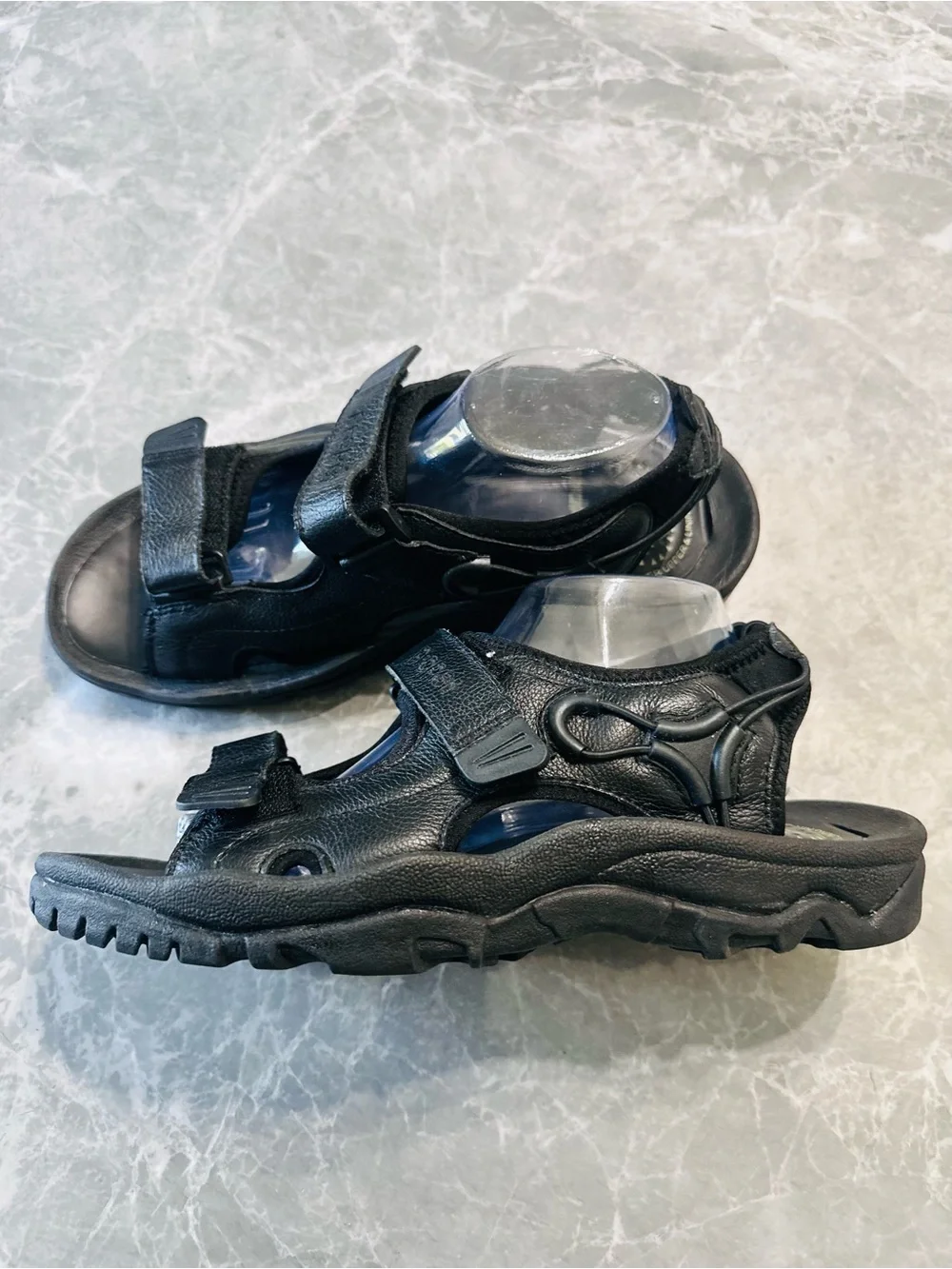Propet SurfWalker II Summer Sport Sandals Mens Size 11 X (3E)Wide Black Leather